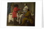 Jacob reproaching Laban for giving him Leah in place of Rachel, 1627 by Hendrick Jansz Terbrugghen