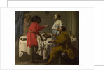 Jacob reproaching Laban for giving him Leah in place of Rachel, 1627 by Hendrick Jansz Terbrugghen