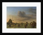 Golfers on the Ice near Haarlem, 1668 by Adriaen van de Velde