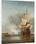 The Cannon Shot, c. 1680 by Willem van de Velde the Younger