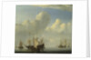 A Dutch Ship coming to Anchor, 1657 by Willem van de Velde the Younger