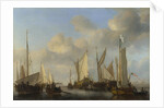 A Dutch Yacht saluting, 1661 by Willem van de Velde the Younger