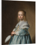 Portrait of a Girl in Blue, 1641 by Johannes Cornelisz. Verspronck