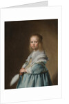 Portrait of a Girl in Blue, 1641 by Johannes Cornelisz. Verspronck
