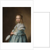 Portrait of a Girl in Blue, 1641 by Johannes Cornelisz. Verspronck