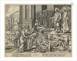The Parable of Ananias and Sapphira, Early 17th cen by Jan Claesz Visscher