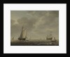 A Dutch Man-of-war and Various Vessels in a Breeze, c. 1640 by Simon de Vlieger