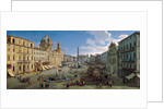 The Piazza Navona in Rome, 1699 by Caspar Adriaensz. van Wittel