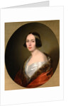 Portrait of Countess Luise Trofimovna Golitsyna, née Baranova, Early 1840s by Sándor Kozina