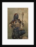 Nubian with a Waterpipe, 1862 by Mihály Zichy