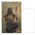 Nubian with a Waterpipe, 1862 by Mihály Zichy
