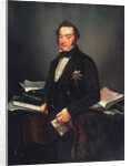 Portrait of the Senator Ivan Tolstoy by Mihály Zichy