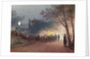Carrying the coffin with the body of Alexander III from the Small Palace at Livadia, 1895 by Mihály Zichy