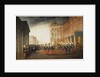 Parade in front of the Anichkov Palace on 26 February 1870, 1870 by Mihály Zichy