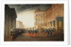 Parade in front of the Anichkov Palace on 26 February 1870, 1870 by Mihály Zichy