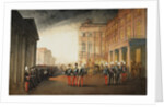 Parade in front of the Anichkov Palace on 26 February 1870, 1870 by Mihály Zichy
