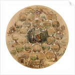 Composition to the celebration of the silver wedding of Emperor Alexander II, 1866 by Mihály Zichy