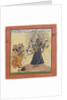 Goddess Bhadrakali Worshipped by the Gods (from a tantric Devi series), c. 1660 by Anonymous