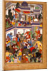 Akbar visits the shrine of Khwajah Muin ad-Din Chishti at Ajmer, ca 1590 by Basawan