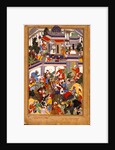 Akbar visits the shrine of Khwajah Muin ad-Din Chishti at Ajmer, ca 1590 by Basawan