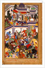 Akbar visits the shrine of Khwajah Muin ad-Din Chishti at Ajmer, ca 1590 by Basawan