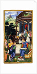 An Angel Conversing with a Group of Europeans, c. 1610 by Indian Art