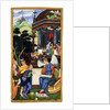 An Angel Conversing with a Group of Europeans, c. 1610 by Indian Art