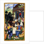 An Angel Conversing with a Group of Europeans, c. 1610 by Indian Art