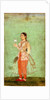 A Lady with Flower and Fly Whisk, c.1630 by Indian Art