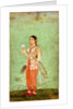 A Lady with Flower and Fly Whisk, c.1630 by Indian Art