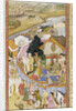 Daud Receives a Robe of Honor from Munim Khan (llustration from The Akbarnama), ca 1604 by Hiranand