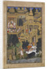 The Lord Krishna in the Golden City, ca 1586 by Kesav Kalan