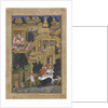 The Lord Krishna in the Golden City, ca 1586 by Kesav Kalan
