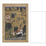 The Lord Krishna in the Golden City, ca 1586 by Kesav Kalan