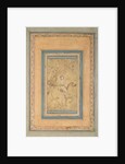 Horseman in a Landscape, Mid of 17th cen by Iranian master