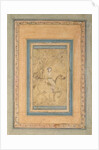 Horseman in a Landscape, Mid of 17th cen by Iranian master