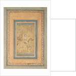 Horseman in a Landscape, Mid of 17th cen by Iranian master