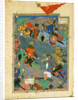 The Battle Between Kay Khusraw and the King of Makran, 1494 by Turkmen Master