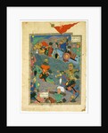 The Battle Between Kay Khusraw and the King of Makran, 1494 by Turkmen Master