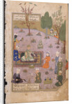 Khusraw Feasting, 1431 by Iranian master