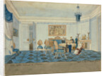 Salon Interior in the House of Zinaida Volkonskaya in Moscow, 1817 by Michelangelo Barberi
