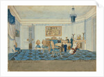 Salon Interior in the House of Zinaida Volkonskaya in Moscow, 1817 by Michelangelo Barberi