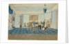 Salon Interior in the House of Zinaida Volkonskaya in Moscow, 1817 by Michelangelo Barberi