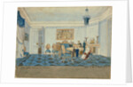 Salon Interior in the House of Zinaida Volkonskaya in Moscow, 1817 by Michelangelo Barberi