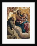 Madonna with the Child and Saint Francis, 1605 by Antonio Marziale Carracci