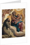 Madonna with the Child and Saint Francis, 1605 by Antonio Marziale Carracci