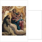 Madonna with the Child and Saint Francis, 1605 by Antonio Marziale Carracci