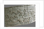 The Roman galleys. Relief detail of Trajans Column, 1st-2nd century by Classical Antiquities