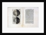 Leaf of book Sidereus Nuncius (Sidereal Messenger) by Galileo Galilei, 1610 by Galileo Galilei