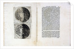Leaf of book Sidereus Nuncius (Sidereal Messenger) by Galileo Galilei, 1610 by Galileo Galilei